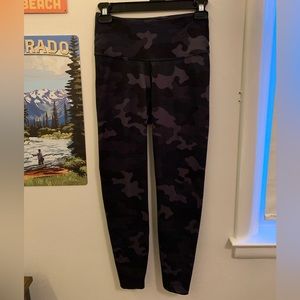 Activology Black Camo High Waisted Leggings